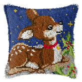 Knüpfset - Katze‑Hirsch‑Pferd Knüpfmatte